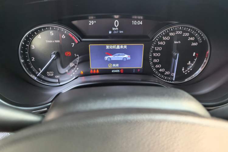 Used Cadillac CT5 2021 Revised 28T Luxury Version Odometer Close Up