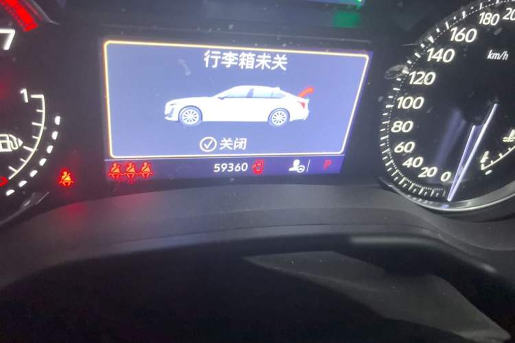 Used Cadillac CT5 2021 28T Advanced Sport Model Odometer Close Up