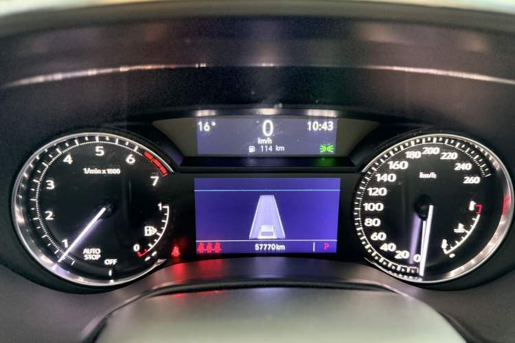 Used Cadillac CT5 2021 Revised 28T Luxury Version Odometer Close Up