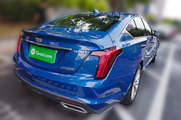 Used Cadillac CT5 2021 28T Luxury Model Rear Right 45 Deg