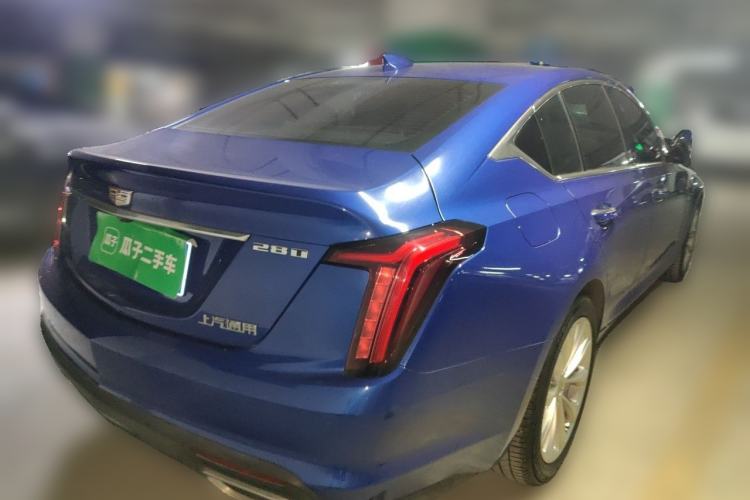 Used Cadillac CT5 2021 28T Luxury Model Rear Right 45 Deg