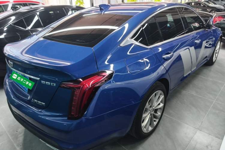 Used Cadillac CT5 2021 28T Luxury Model Rear Right 45 Deg