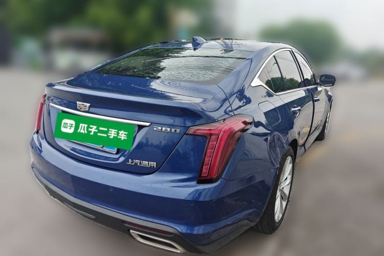 Used Cadillac CT5 2021 28T Luxury Model Rear Right 45 Deg