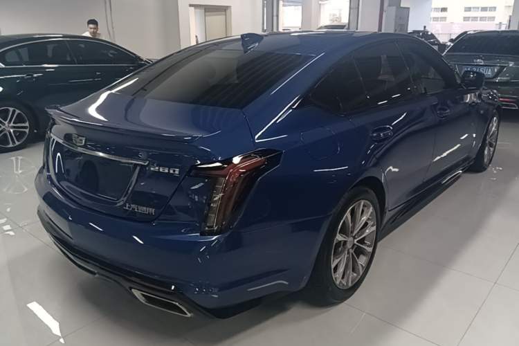 Used Cadillac CT5 2021 28T Advanced Sport Model Rear Right 45 Deg