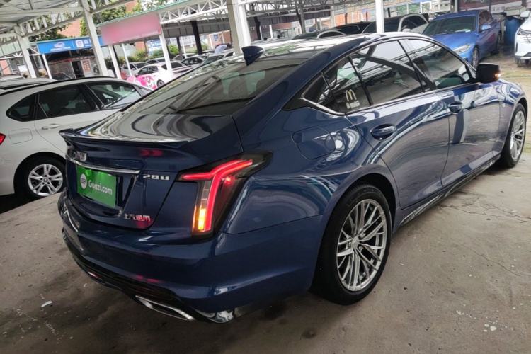 Used Cadillac CT5 2021 28T Advanced Sport Model Rear Right 45 Deg