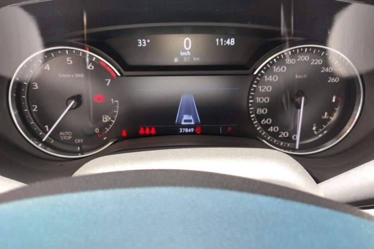 Used Cadillac CT5 2021 Revised 28T Luxury Version Odometer Close Up