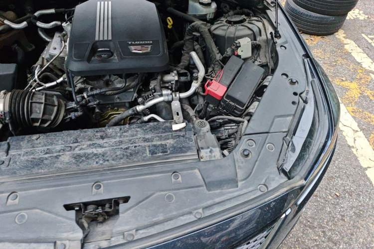 Used Cadillac CT5 2021 28T Luxury Model Engine Bay Left