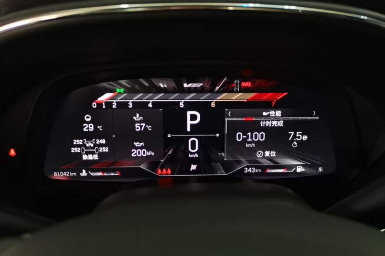 Used Cadillac CT5 2021 Revised 28T Luxury Version Instrument Cluster