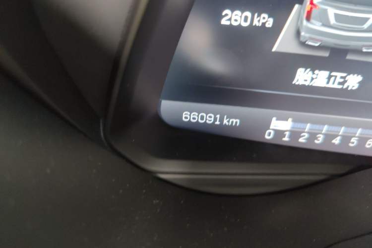 Used Cadillac CT5 2021 28T Platinum Sport Model Odometer Close Up