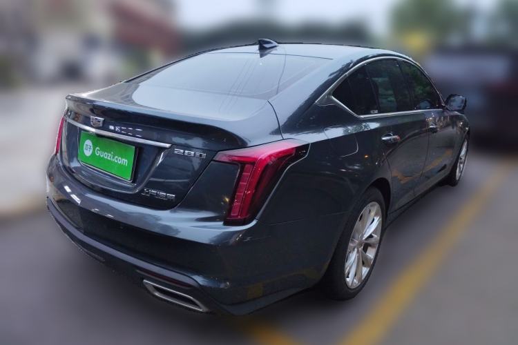 Used Cadillac CT5 2021 28T Luxury Model Rear Right 45 Deg