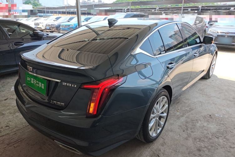 Used Cadillac CT5 2021 28T Luxury Model Rear Right 45 Deg