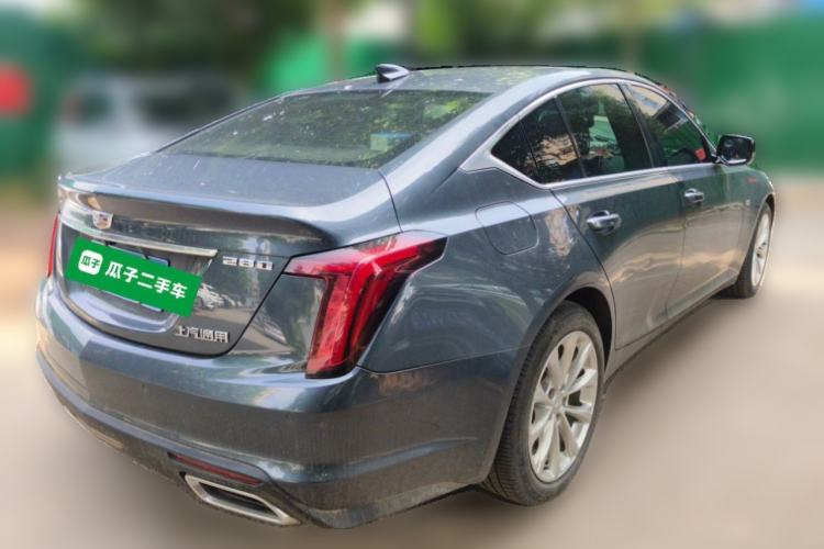 Used Cadillac CT5 2021 28T Luxury Model Rear Right 45 Deg