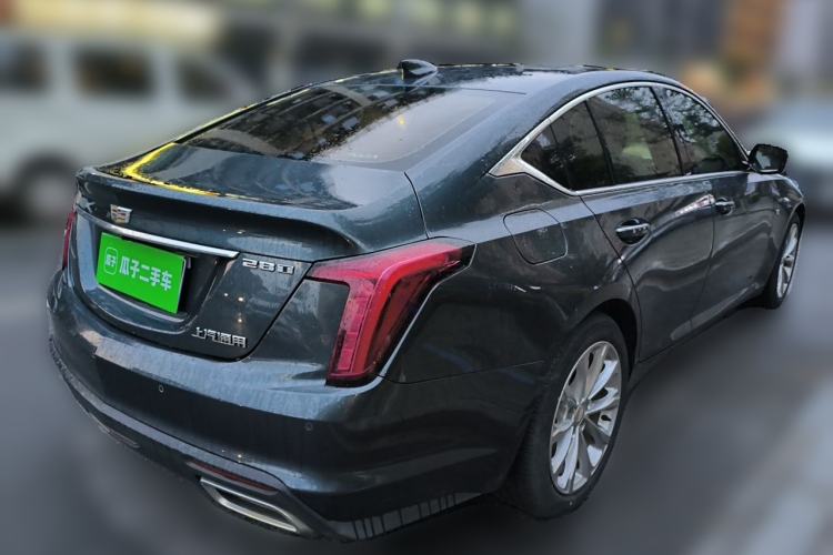 Used Cadillac CT5 2021 28T Luxury Model Rear Right 45 Deg