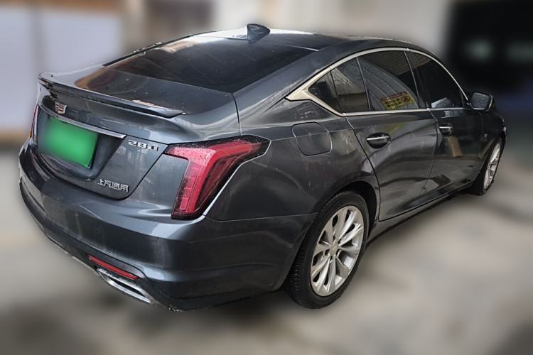 Used Cadillac CT5 2021 28T Luxury Model Rear Right 45 Deg