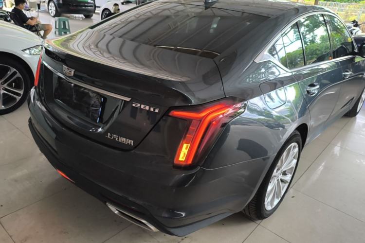 Used Cadillac CT5 2021 28T Luxury Model Rear Right 45 Deg