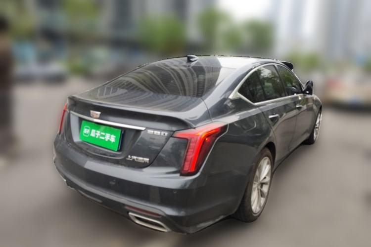 Used Cadillac CT5 2021 28T Luxury Model Rear Right 45 Deg