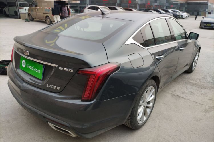 Used Cadillac CT5 2021 28T Luxury Model Rear Right 45 Deg