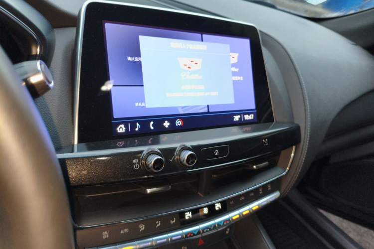 Used Cadillac CT5 2021 Revised 28T Luxury Version Audio And AC Panel