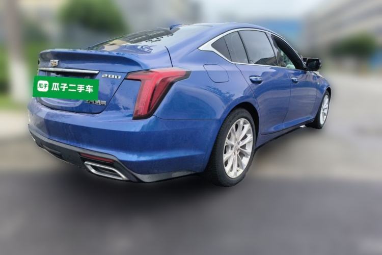 Used Cadillac CT5 2021 28T Luxury Model Rear Right 45 Deg