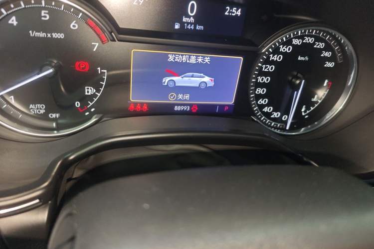 Used Cadillac CT5 2021 28T Advanced Sport Model Odometer Close Up