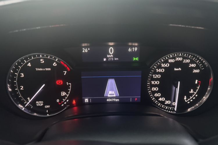 Used Cadillac CT5 2021 Revised 28T Luxury Version Odometer Close Up