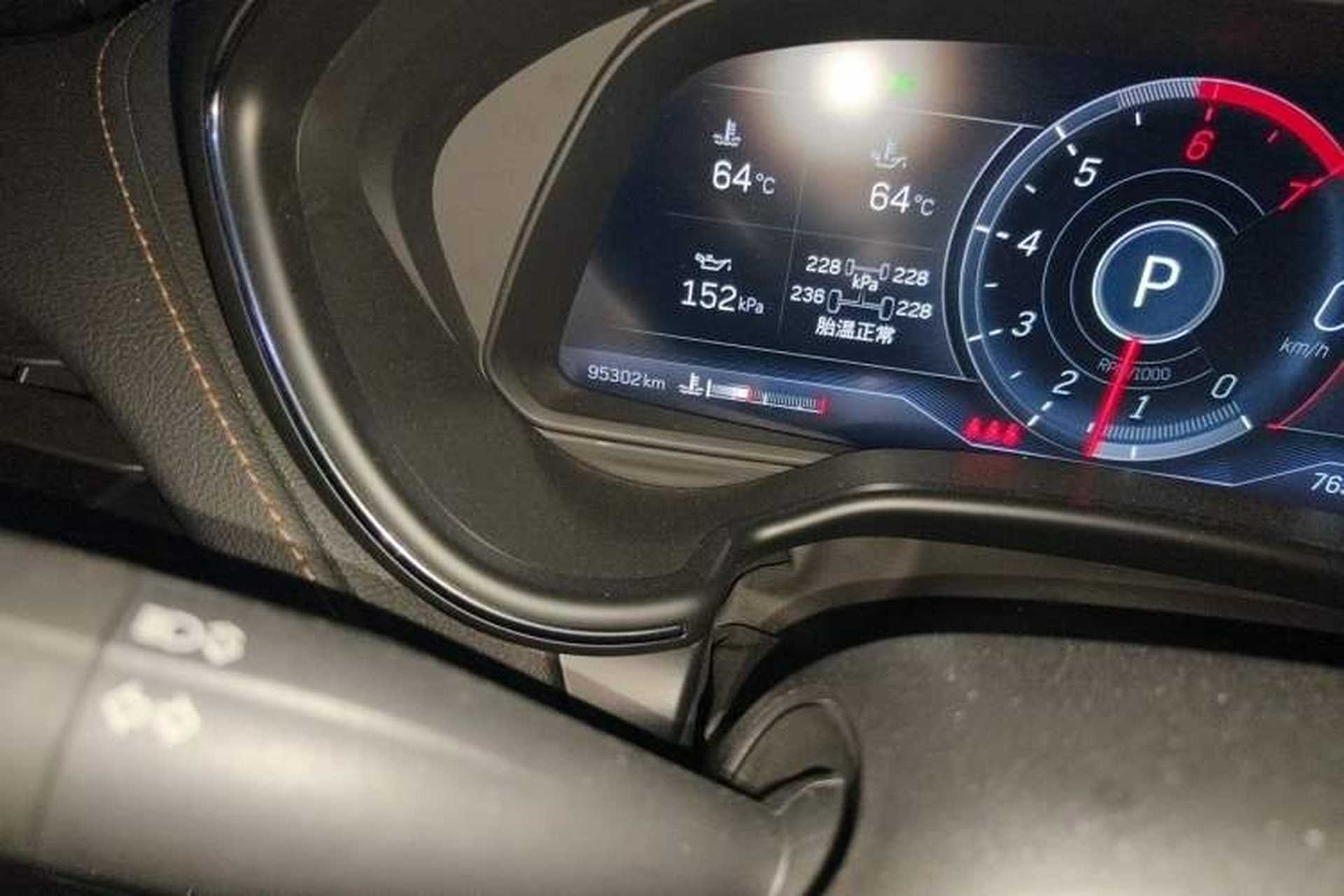 Used Cadillac CT5 2021 28T Platinum Sport Model Odometer Close Up