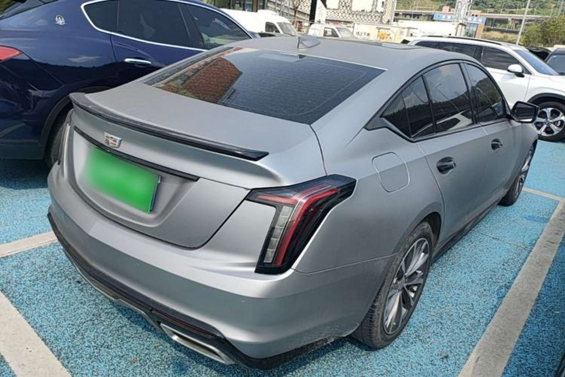 Used Cadillac CT5 2021 28T Advanced Sport Model Rear Right 45 Deg