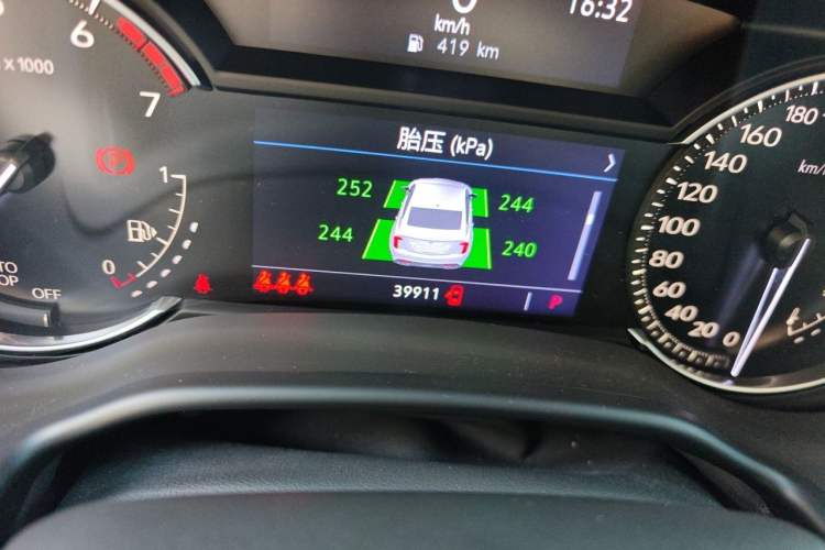 Used Cadillac CT5 2021 28T Luxury Model Odometer Close Up