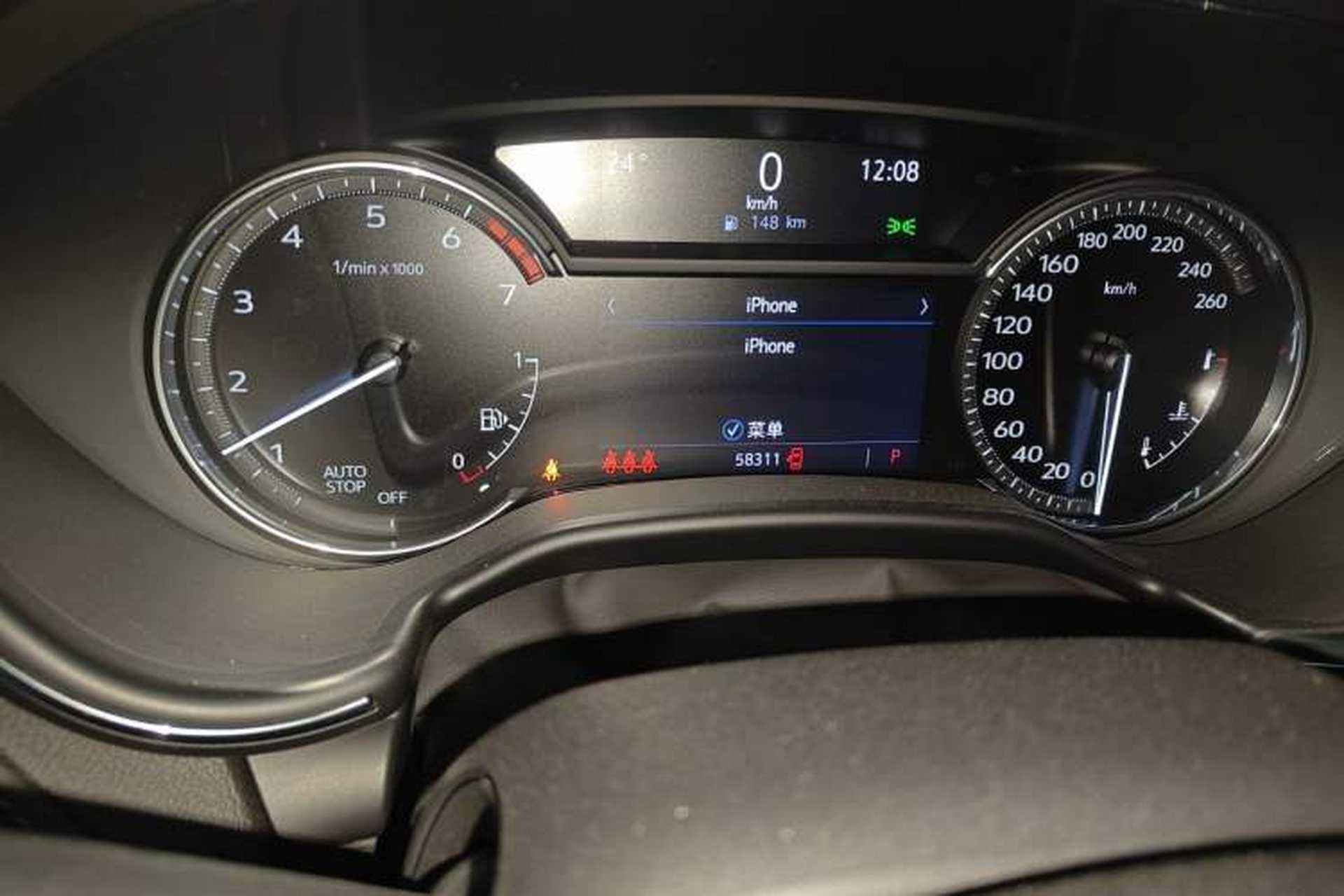 Used Cadillac CT5 2021 Revised 28T Luxury Version Odometer Close Up