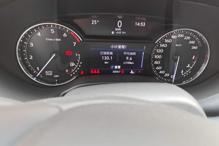 Used Cadillac CT5 2021 28T Luxury Model Odometer Close Up