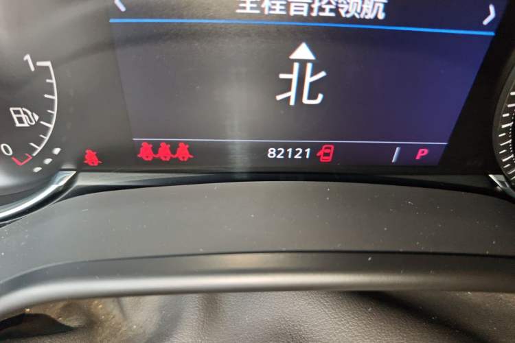 Used Cadillac CT5 2021 28T Luxury Model Odometer Close Up