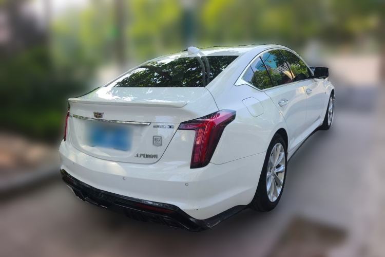 Used Cadillac CT5 2021 28T Luxury Model Rear Right 45 Deg