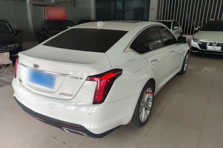 Used Cadillac CT5 2021 28T Luxury Model Rear Right 45 Deg