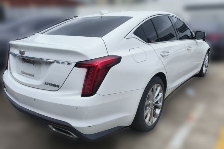 Used Cadillac CT5 2021 28T Luxury Model Rear Right 45 Deg