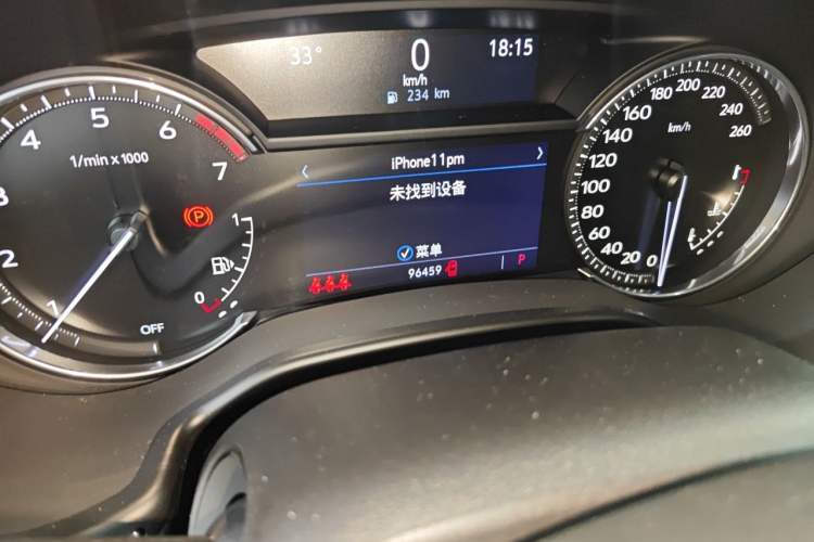 Used Cadillac CT5 2022 28T Luxury Edition Odometer Close Up