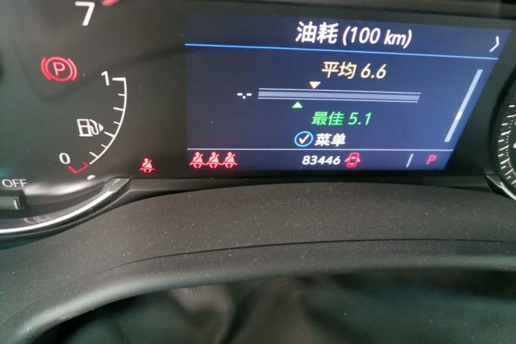 Used Cadillac CT5 2022 28T Luxury Version (Standard Edition) Odometer Close Up