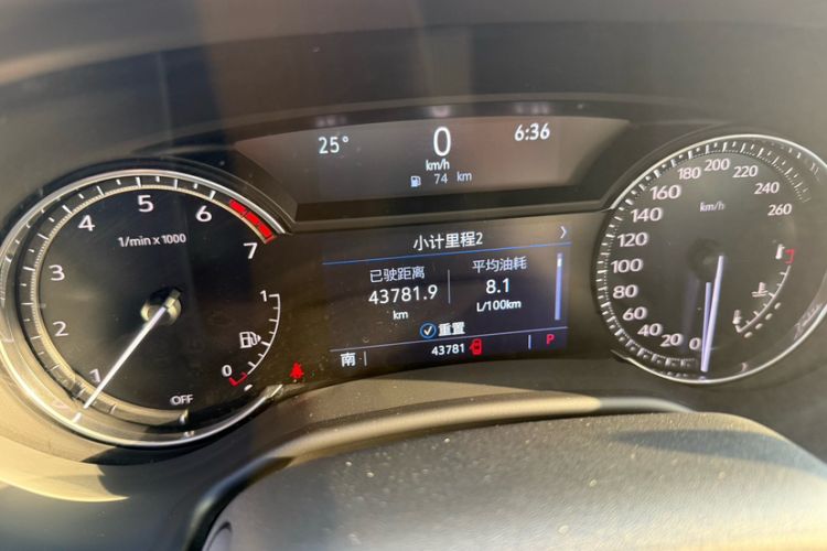 Used Cadillac CT5 2022 28T Luxury Version (Standard Edition) Odometer Close Up