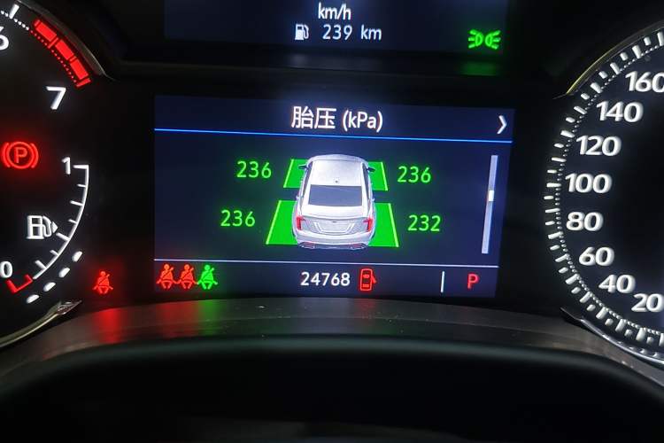 Used Cadillac CT5 2022 28T Luxury Version (Standard Edition) Odometer Close Up