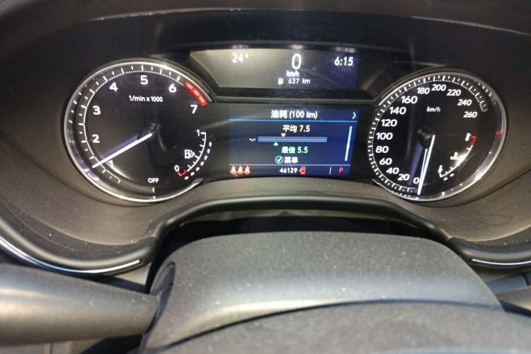 Used Cadillac CT5 2022 28T Fashion Edition Odometer Close Up