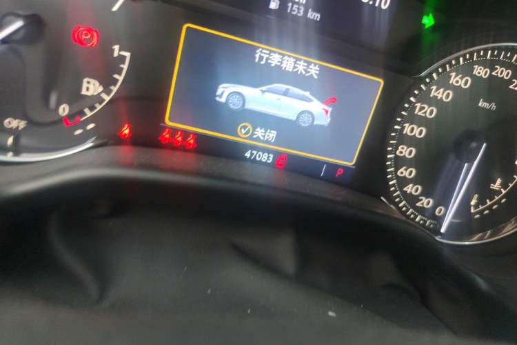 Used Cadillac CT5 2022 28T Luxury Version (Standard Edition) Odometer Close Up