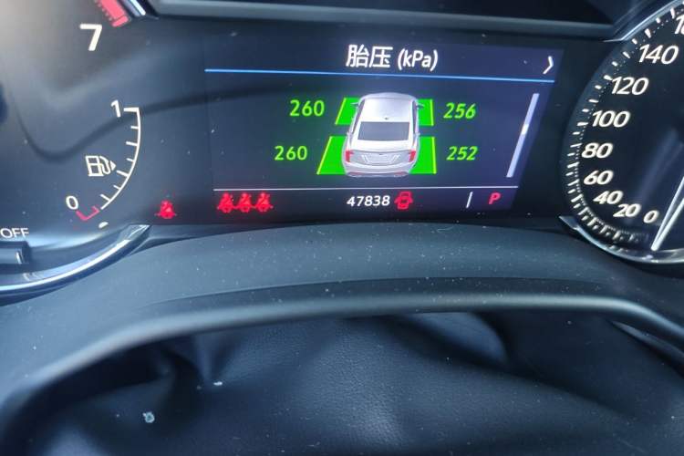 Used Cadillac CT5 2022 28T Luxury Version (Standard Edition) Odometer Close Up