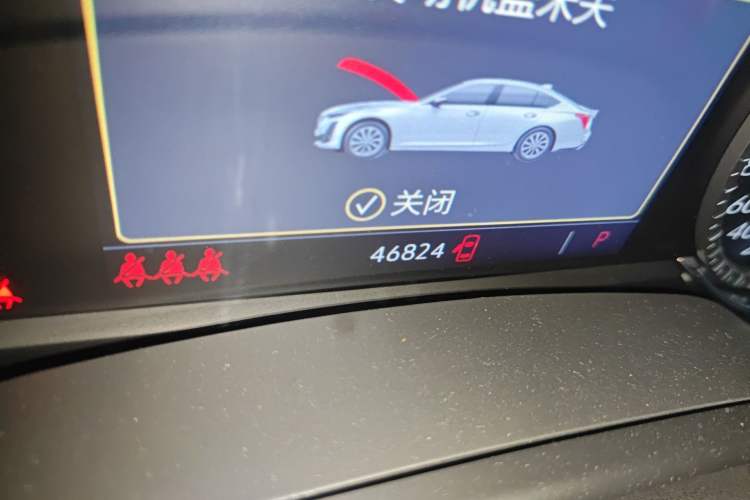 Used Cadillac CT5 2022 28T Luxury Version (Standard Edition) Odometer Close Up