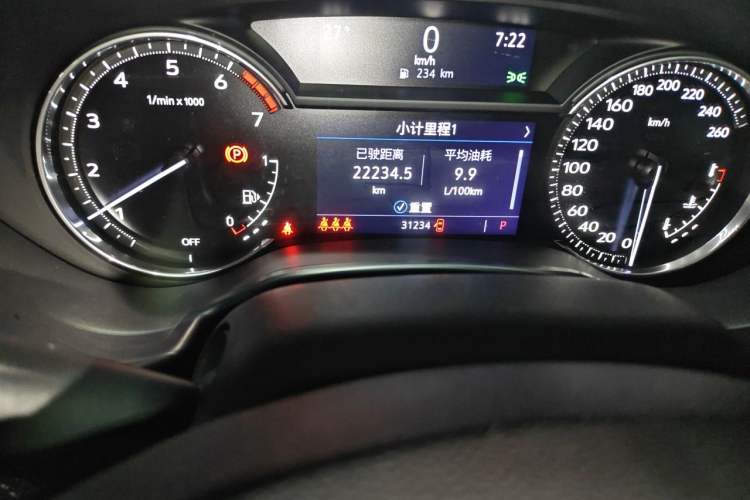 Used Cadillac CT5 2022 28T Luxury Version (Standard Edition) Odometer Close Up