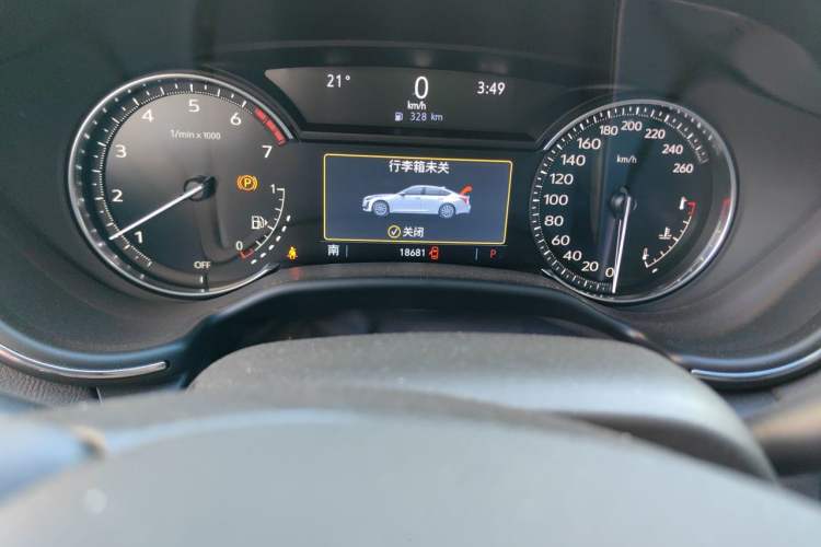 Used Cadillac CT5 2022 28T Luxury Version (Standard Edition) Odometer Close Up