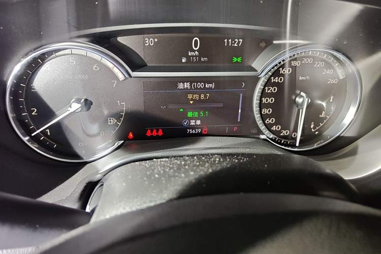 Used Cadillac CT5 2022 28T Luxury Edition Odometer Close Up