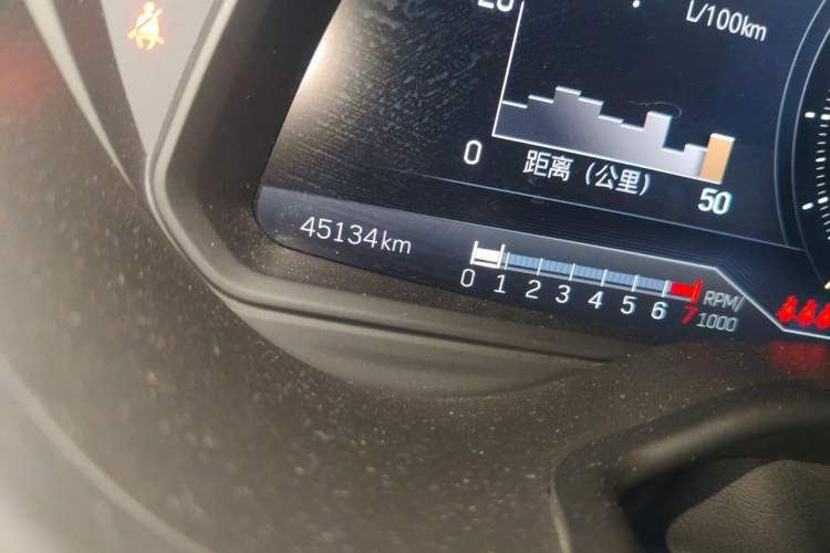 Used Cadillac CT5 2022 28T Platinum Edition Odometer Close Up