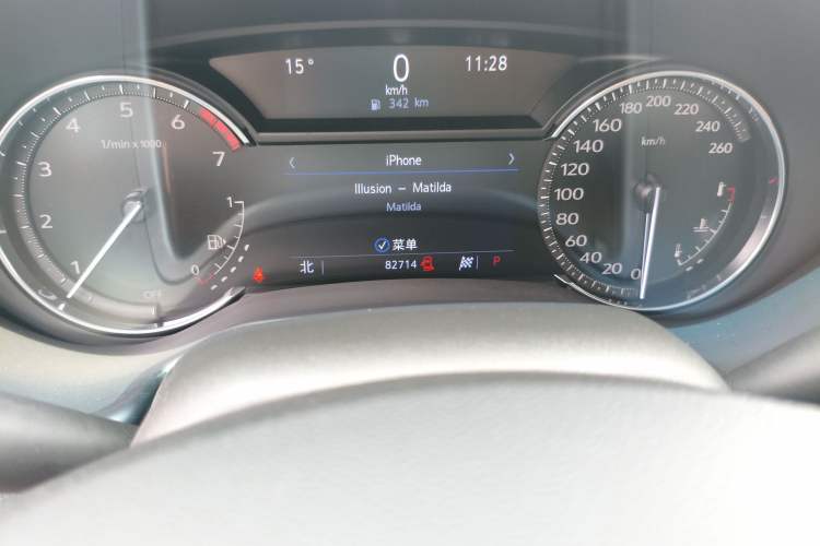 Used Cadillac CT5 2022 28T Luxury Version (Standard Edition) Odometer Close Up