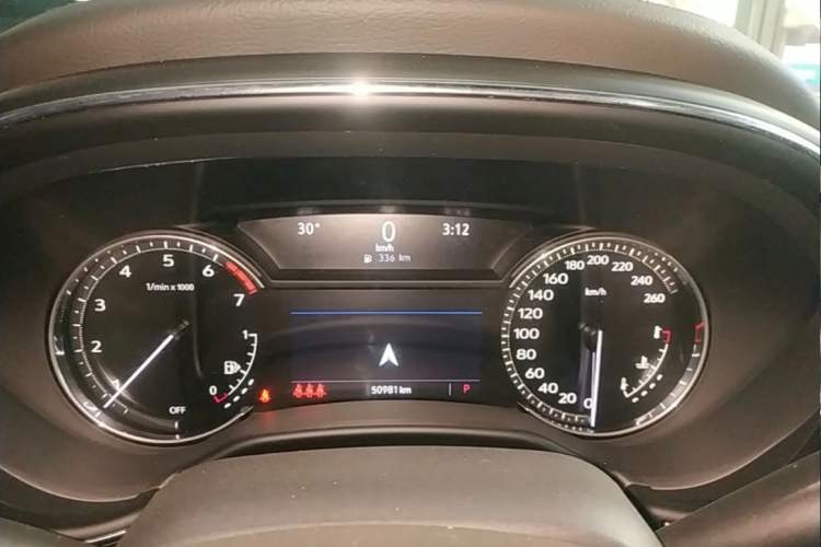 Used Cadillac CT5 2022 28T Luxury Version (Standard Edition) Odometer Close Up