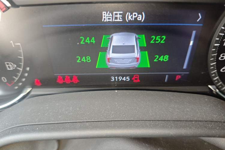 Used Cadillac CT5 2022 28T Luxury Version (Standard Edition) Odometer Close Up