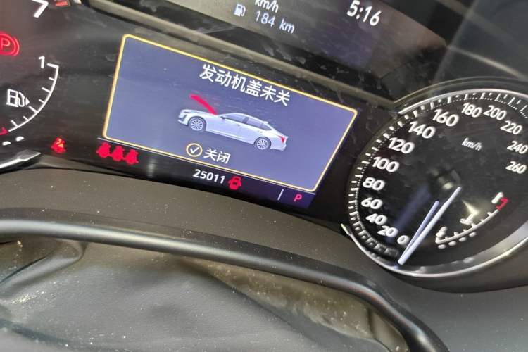 Used Cadillac CT5 2022 28T Luxury Edition Odometer Close Up